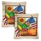 Toland Home Garden Set of 2 Americana Fall Harvest Outdoor Patio Throw Pillow Covers 18”